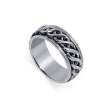 mens silver rings