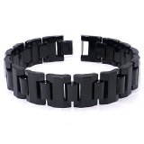 Black-Tungsten-Carbide-Mens-Bracelet