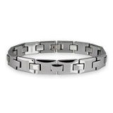 Tungsten Carbide Mens Link Bracelet