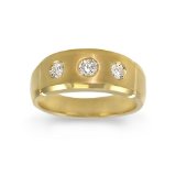 mens-three-stone-diamond-ring-in-18k-yellow-gold