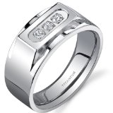 mens-titanium-3-Stone-10mm-ring