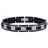 tungsten-0.09-carat-diamond-mens-bracelet