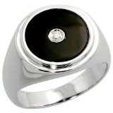 14k-white-gold-mens-ring-with-black-onyx-stone-0.05-carat-brilliant-cut-diamond