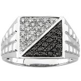 mens-black-and-white-diamond-ring-in-14k-white-gold