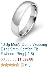 Mens Platinum Wedding Band Mens Dome Platinum Wedding Band 5mm Comfort Fit Mens Platinum Wedding Band