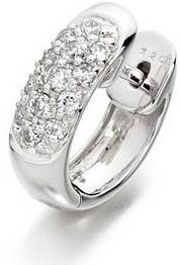 Male Earrings Mans 0.50Ct Pave Round Diamonds Hoop Earring 18k Gold Certified Male Earrings