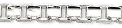 6mm-Sterling-Silver-Concave-Box-Chain-Bracelet-9-inch