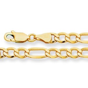 10K-gold-figaro-chain-for-men-yellow-gold-4.6mm-20-inch