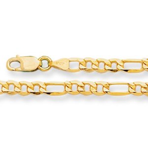 14-Karat-Yellow-Gold-Figaro-Necklace-Width-3.5-mm-length-24-Inch