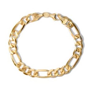 14-karat-8-inches-figaro-bracelet