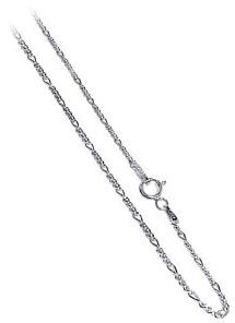 Italian Figaro Chain Necklace (Nickel Free .925 Silver)