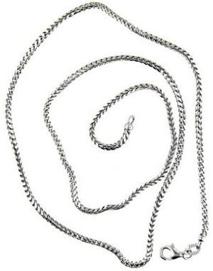 14-Kt-White-Gold-20-Inch-Foxtail-Chain