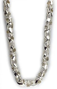 Mens-large-twisted-bullet-link-chain-in-sterling-silver