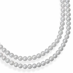 Sterling-Silver-Double-Strand-A-Inch-Grade-Akoya-Pearl-Necklace