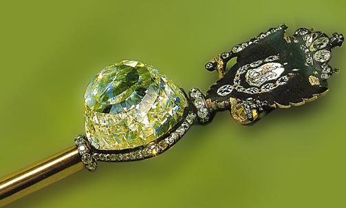 Orloff Diamond mounted in the royal scepter