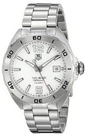 TAG Heuer Men's WAZ2114.BA0875 Analog Display Automatic Self Wind Silver Watch