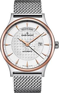 Claude Bernard Men's 83014 357RM AIR Classic Gents Automatic Day-Date Analog Display Swiss Automatic Two Tone Watch