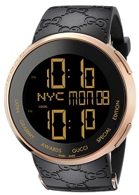 Men's YA114222 I-Gucci Latin Grammy Special Edition Black Gucci Watches