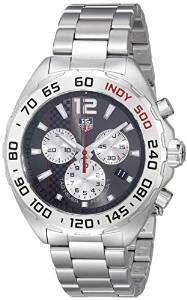 TAG Heuer Mens CAZ1114.BA0877 Formula 1 Analog Display Swiss Quartz Silver Watch