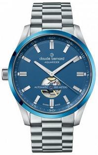 Claude Bernard Men's 85026 3MBU BUIN Aquarider Analog Display Swiss Automatic Silver Watch