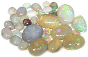 Multi-color Australian Loose Opal Gemstones