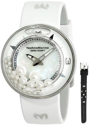 AquaSphere Crystal Authentic Pearls Dial Watch Set