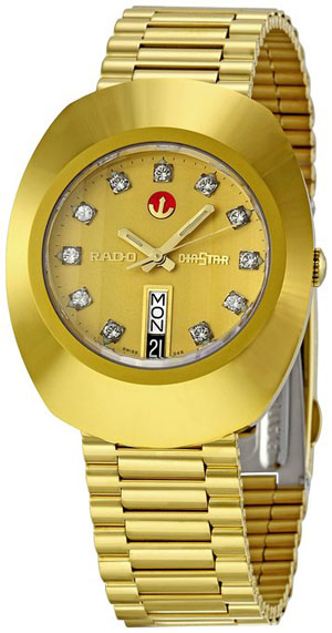 Rado Men's R12413493 Original Gold Dial Watch