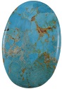 Natural Turquoise Oval 85.5 Cts loose Gemstone