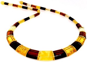 Certified Natural Baltic Amber Necklace Collar