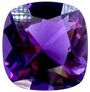 12 mm Cushion Cut Loose Natural African Amethyst