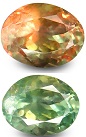 Oval Cut Color Change Alexandrite Gemstone
