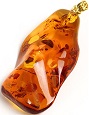 Gemstone Amber Pendant Top