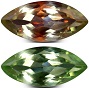 Marquise Cut Color Change Alexandrite Gemstone