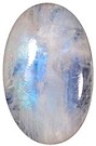 Natural Rainbow Moonstone Oval Cabochon Loose Gemstones