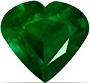 6.90 Carat Heart Cut Loose Emerald Gemstone