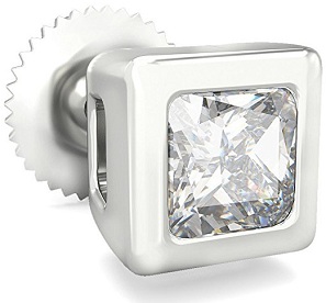 14K White Gold 0.17 cttw White-Diamond (IJ | SI) Stud Earrings