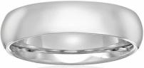 Standard Comfort Fit Platinum Wedding Band, 5mm