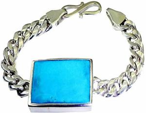 55Carat Natural Turquoise Bracelet December Birthstone