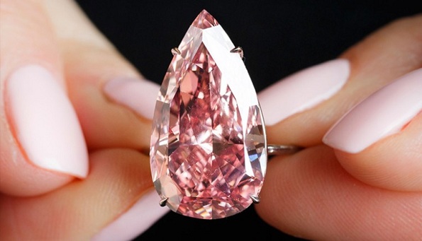 15.38 carat Unique Pink Diamond