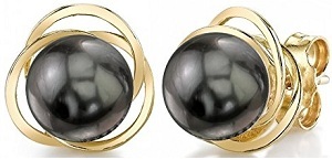 14K Gold Tahitian South Sea Cultured Pearl Lexi Earrings