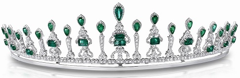 White Gold And Emerald Conquistadora