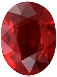 1.72 carat, Pigeon Blood, Burmese Ruby, Oval Shape, GRS