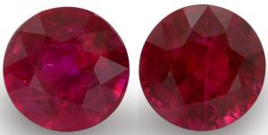 4.04 carat, Pigeons Blood Ruby Color, Burmese Ruby, Round Shape, GRS