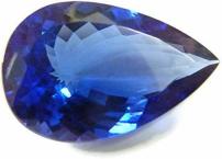 12.74 Cts Pear Shape Blue Violet Color Natural Tanzanite 5A Quality Gemstone
