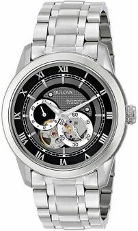 Bulova Men's 42mm Stainless Steel Self-Winding Mechanical Watch