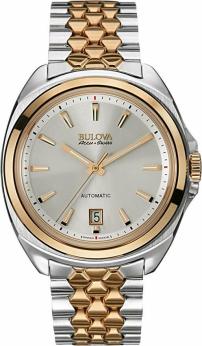 Bulova Accu Swiss 65B159 Mens Accu Swiss Two Tone Steel Bracelet Watch