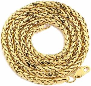 Mr. Bling 10K Yellow Gold Palm Chain Necklace with Lobster Lock