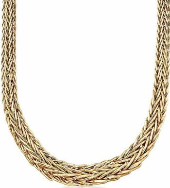 Ross-Simons 14kt Yellow Gold Graduated Wheat Chain Necklace