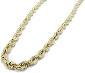 Solid Yellow 14K Italian Gold Chain 30 Inches 7mm wide