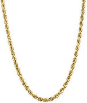Jewelry Necklaces Chains 14k 5.5mm Rope with Lobster Clasp Chain